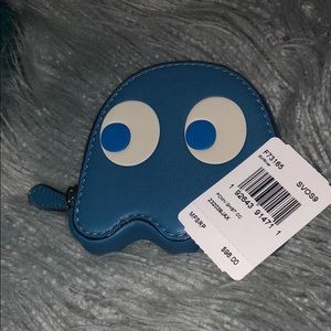 Brand new with tag coach pac man ghost coin purse